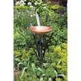thumbnail image 3 of Single Cattail Birdbath, 3 of 6