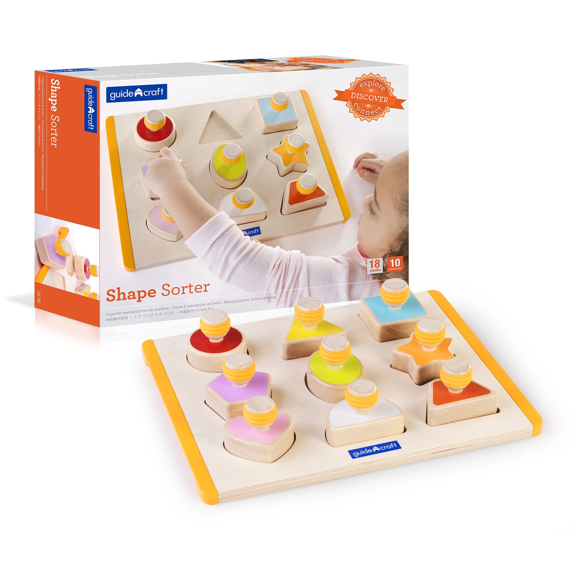 Learning Resources Rainbow Sorting Crayons, Kids Preschool