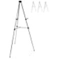 thumbnail image 3 of Lightweight Aluminum Telescoping Display Easel, 70 Inches, Silver (4 Pack), 3 of 10