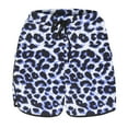 thumbnail image 4 of IROINNID Women's Comfy Summer Leopard Printed Drawstring Waist Shorts With Pocket, 4 of 6
