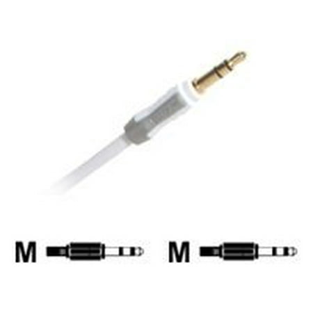 Monster Cable iCable A IC MINI IP-7 S - Audio cable - mini-phone stereo 3.5 mm male to mini-phone stereo 3.5 mm male - 7 ft - for Apple iPhone/iPod