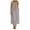 Silver, variant on vigerkar Backless Cami Dresses for Women Sleeveless Open Back Lounge Linen Dress Beach Vacation Maxi Sundress with Back Tie (Coffee, XL)