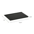 thumbnail image 5 of Yamazaki Home  Dish Drainer Tray, ABS Plastic - L 12.09 x W 16.73 x H  0.59 inches Black, 5 of 5