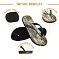 thumbnail image 3 of YAZAOOSummer Flip Flops Creatively Celebration Of Colorful Kittens Simple Beach Sandals, 3 of 8