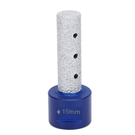 

2024 Diamond Dry Bit Thread Milling Cutter Straight Shank Brazed Aperture Polishing Reaming Drill15mm