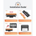 thumbnail image 4 of TRH-TN730 Toner Cartridge Replacement for Brother TN730 TN760 TN-730 TN-760 High Yield Black Cartridge MFC-L2710DW MFC-L2750DW HL-L2350DW HL-L2370DW HL-L2395DW HL-L2390DW DCP-L2550DW MFC-L2690DW Prin, 4 of 4