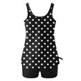 thumbnail image 6 of Tankini Swimsuits for Women with Shorts Athletic Two Piece Bathing Suits Pleated Tank Tops Swimwear, 6 of 6