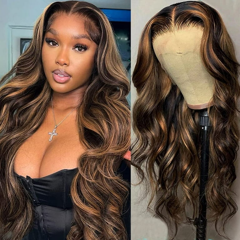 Human hair ombre wigs sales