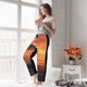 thumbnail image 5 of Balery Sunset Dancing Dolphin B Pantalones de pijama para mujer, pijamas ultraligeros, pantalones de estar por casa-Large, 5 of 6