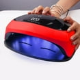thumbnail image 4 of UV LED Nail Lamp, 72W Nail Curing Lamps for Home & Salon, Led Nail Dryer for Gel Polish with Automatic Sensor/4 Timer Setting, Professional Nail Art Tools for Fingernail and Toenail Nail (A), 4 of 8