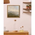 thumbnail image 4 of Drsoum Landscape Canvas Wall Art Vintage Dusk in The Forest Classic Paints Farmhouse Bathroom Office Decor 10x10in Natural Framed, 4 of 6