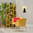 thumbnail image 3 of Stupell Industries Black Cat on Yellow Animals & Insects Painting Gray Framed Art Print Wall Art, 12 x 18, 3 of 10