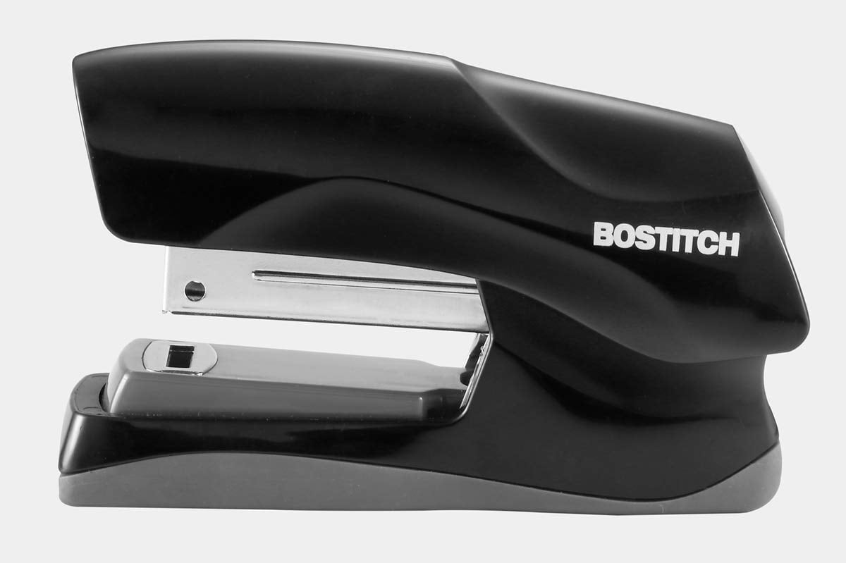 2 Pack B175-BLK Bostitch Office Heavy Duty 40 Sheet Stapler Fits into The Palm of Your Hand; Black Small Stapler Size 