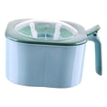 thumbnail image 4 of Caja de condimentos de 4 compartimentos, caja de condimentos de rejilla múltiple, sal portátil de chile con cuchara, caja de condimentos de, 4 of 9