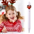 thumbnail image 2 of 2 Pack Cute Cartoon Ballpoint Pen Again Smooth Writing Pens for Christmas Parties - Ballpoint Pens Medium Point Retractable Star Pens Retractable Printing Pens Featuring Pen Packaging Fine, 2 of 8