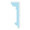 thumbnail image 6 of Ekena Millwork 36" Bottom Width x 40 3/8" Top Width x 8 5/8"H x 3/8"P Bedford Crosshead, 6 of 24