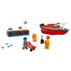 thumbnail image 3 of LEGO City Fire Dock Side Fire 60213 Fireboat Rescue Ship, 3 of 8