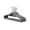 ZZ Gray, variant on Zhi Velvet Non Slip Hangers 16.54X9.06in Space Saving Slim Hangers Durable Felt Hangers For All Lightweight Clothes Home Closet Organization