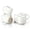 Speckled White, variant on Vesteel Coffee Mugs Set of 6, 12oz Ceramic Coffee Cups Set with Makeup Clay for Coffee Tea Milk, Mug Gifts for Thanksgiving Day Anniversary, Speckled White