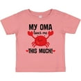 thumbnail image 3 of Inktastic Oma Loves Me Grandson Boys or Girls Baby T-Shirt, 3 of 5