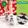 thumbnail image 3 of Minzimin Kids Boys Girls Fuzzy Slipper Socks Soft Warm Thick Fleece lined Christmas Stockings For Child Toddler Winter Home Socks, 3 of 6