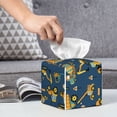 thumbnail image 6 of Yiaed Modern Excavator Print Tissue Box Cover, PU Leather Decorative Organizer for Tabletop, Bathroom, Car, Office Creative Decorative, 6 of 7