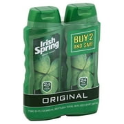 Irish Spring Body Wash for Men, Original - 15 oz Twin Pack