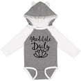 thumbnail image 3 of Inktastic Meditation Yoga Meditate Daily Resolution Boys or Girls Long Sleeve Baby Bodysuit, 3 of 5