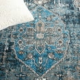 thumbnail image 6 of SAFAVIEH Vintage Hamadan Petar Oriental Area Rug, Blue/Ivory, 8' x 10', 6 of 8