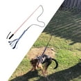 thumbnail image 4 of lionlar Dog Pole Extendable Teaser Pet Interactive Toy with 1 Cotton Rope for Outdoor Pink, 4 of 8