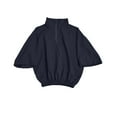 thumbnail image 4 of Cxenplz Two Piece Outfits for Women Turtleneck Zipper Short Sleeve Tops Shorts Summer Casual Comfort Sets with Pockets, 4 of 6
