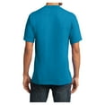 thumbnail image 2 of Mens Core Cotton V-Neck Tee Neon Blue 2XL, 2 of 6