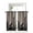 Brown, variant on Wild Wolf Tier Curtains 24 Inch Length,Sheer Curtains for Bedroom Living Room Window Farmhouse Forest Trees Wood Grain Brown Rod Pocket Drapes Kitchen Curtains Small Half Window 27.5"x24" 2 Panels