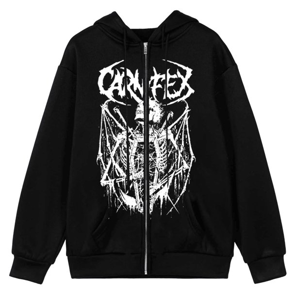 Blusa informal con capucha y estampado de calavera de Halloween para mujer Fridja fjkfkj4569