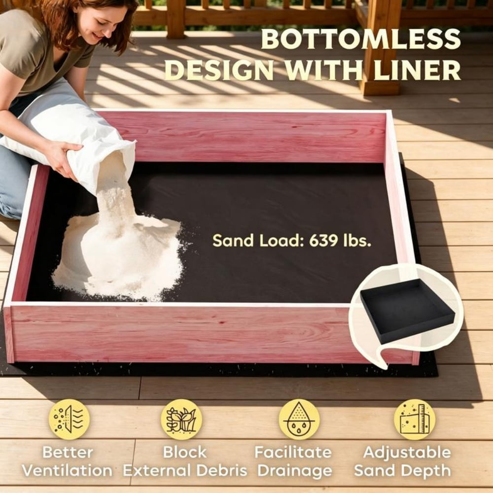 Wooden Sandbox