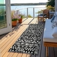 thumbnail image 6 of Addison Rugs Chantille Indoor/Outdoor Transitional Southwest Black Washable Runner Rug, 2'3" x 7'6", 6 of 6