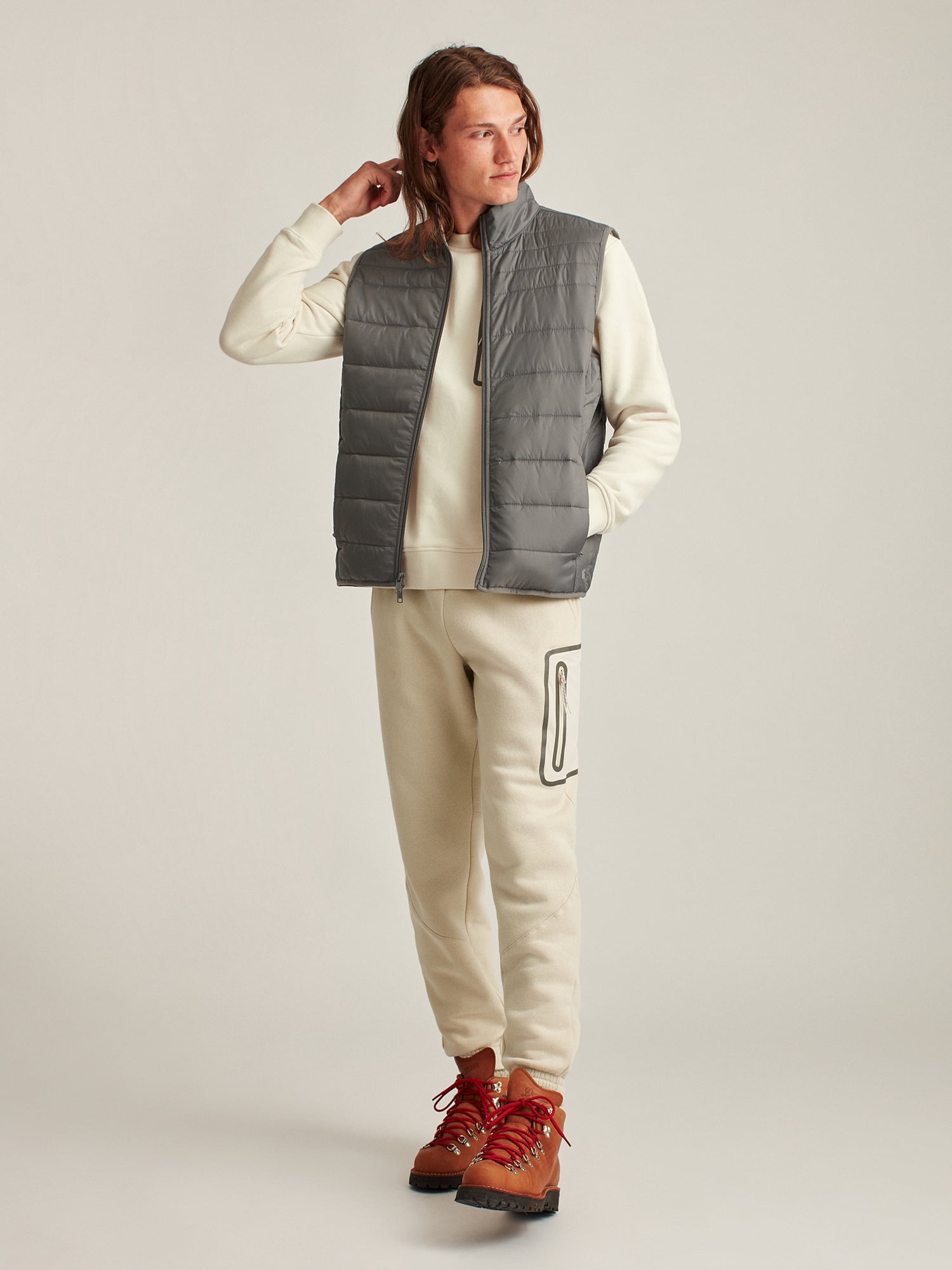 Bonobos Fielder Men's and Big Men's Quilted Lightweight Vest, up to 3XL