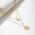 thumbnail image 3 of Ludlz Coin Necklace for Women Chain Layered Pendant Necklaces Trendy Necklace Jewelry, 3 of 5
