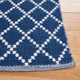 thumbnail image 4 of SAFAVIEH Montauk Jolyon Diamond Cotton Area Rug, Navy/Ivory, 6' x 9', 4 of 9