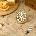 thumbnail image 6 of Youdunzi Mold Waffles Biscuits Fried Snack Molds Rosettes Cookies Mould Frying Wood Aluminum Alloy, 6 of 6
