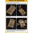 thumbnail image 2 of Bolsa militar táctica Molle caza militar Airsoft funda para pistola Rifle, 2 of 6