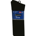 thumbnail image 2 of No Nonsense Men's Cushion Crew, Black-3 Pair Pack, Sock Size:10-13/Shoe Size: 6-12, 6-12, 2 of 2