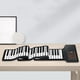 thumbnail image 1 of Piano enrollable Hugo Piano portátil de silicona suave duradero para sala de estar regalos de viaje, 1 of 10