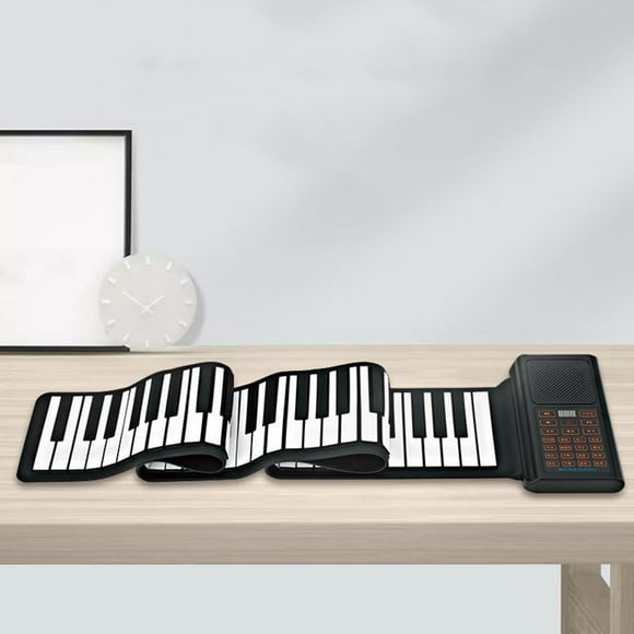 Piano enrollable Hugo Piano portátil de silicona suave duradero para sala de estar regalos de viaje