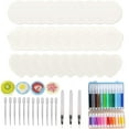 thumbnail image 1 of 3D Foam Texture Kit Puffy Paint Kit,Including 30PCS Foam Texture Acrylic Colors Marker Pen,3 Paper,24 W, 1 of 8