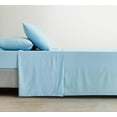 thumbnail image 5 of Chezmoi Collection Extra Soft Bed Sheets Set, Double Brushed Microfiber 14-Inches Deep Pockets, 4-Piece Sheet Set, California King, Chambray Blue, 5 of 8