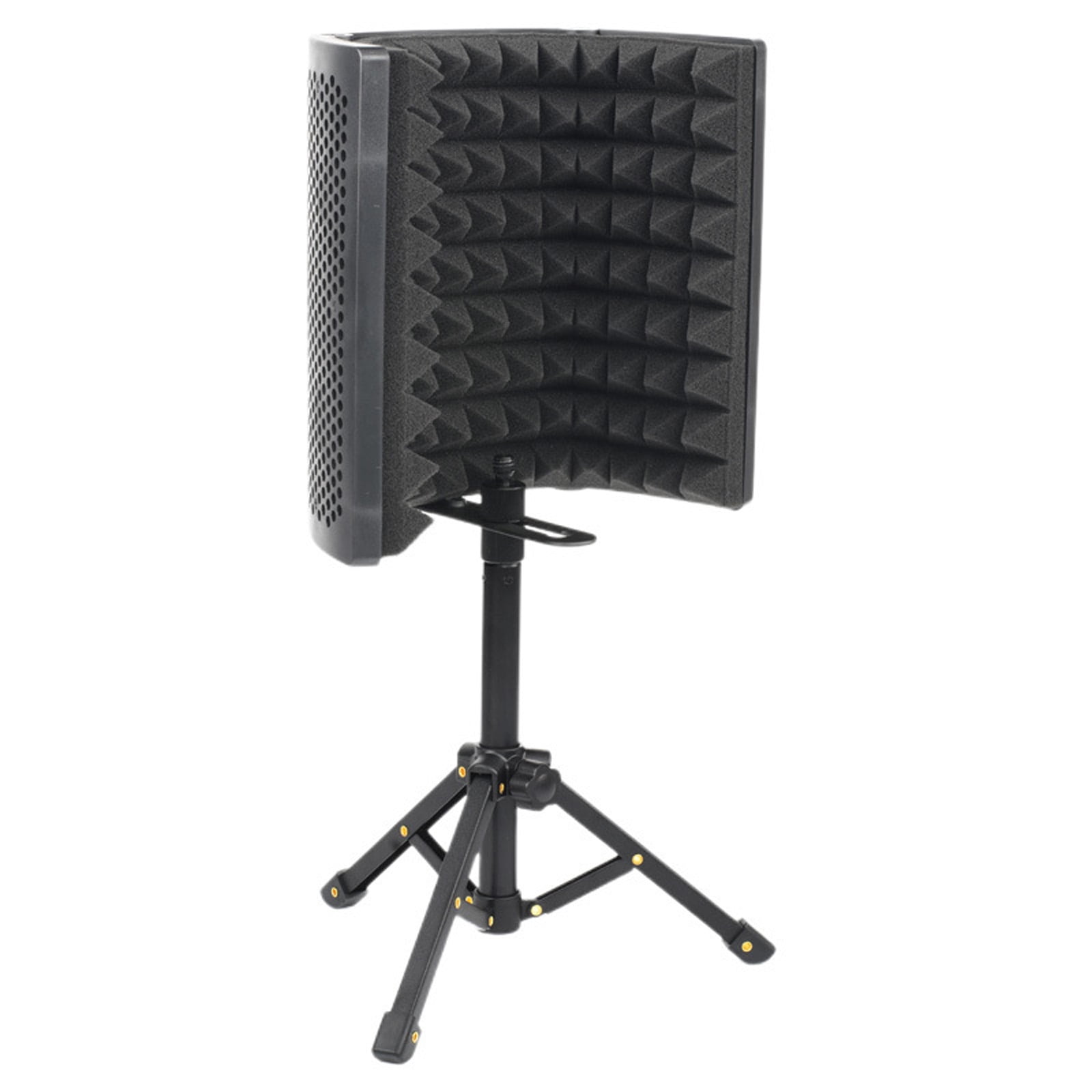 Isolation Can Fixed on Desk or Tabletop Microphone Stand Sturdiness 7.48in Panel Heights Long Lasting Perform