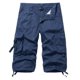 thumbnail image 3 of Pantalones cortos cargo multibolsillos de talla europea para hombre, talla 40, 3 of 5