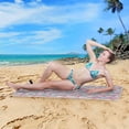 thumbnail image 5 of GZHJMY Ocean Mermaid Scale Beach Towel Oversized Towel Blanket, Thin Lightweight Microfiber Sand Free Quick Dry Towel, 30”X60” Multipurpose Pool Bath Yoga Swim Shower Towel, 5 of 7