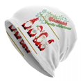 thumbnail image 2 of Gorros de Navidad para hombres y mujeres, gorros de punto, gorros cálidos, gorros de Papá Noel, regalo Unisex, lindo, familia, Navidad, Invierno, 2 of 4